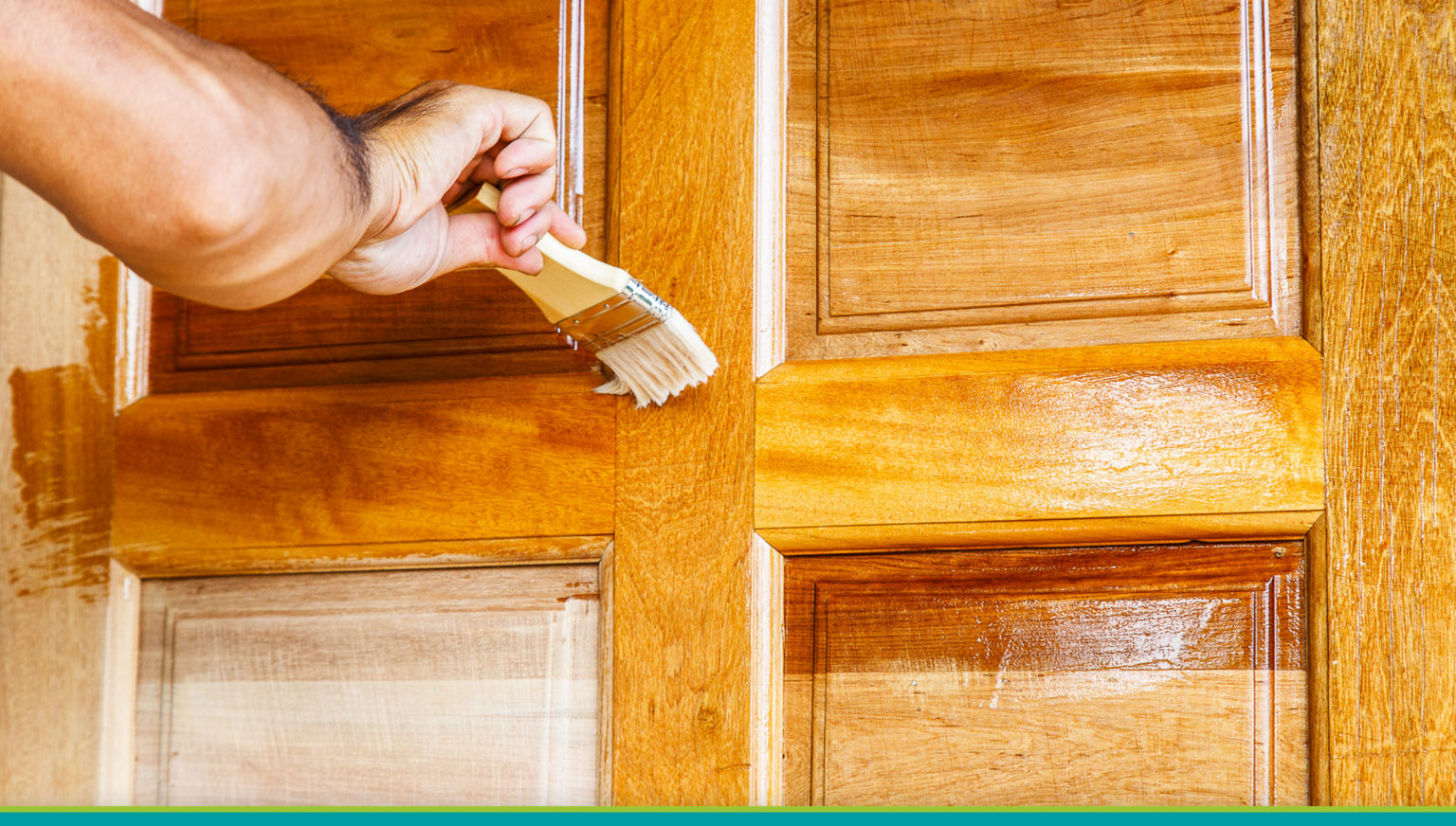 How to Stain or Varnish a Pinewood Door? - EightDoors